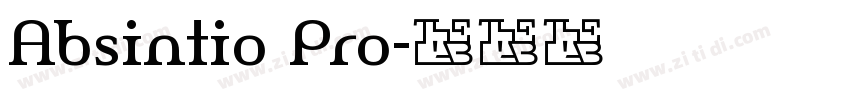 Absintio Pro字体转换